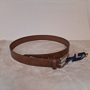 Men's Belt Size 38 George Casual Belt Faux Leather Brown